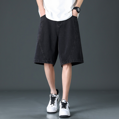 Comfortable Loose Fit Jean Shorts - EasyApparels