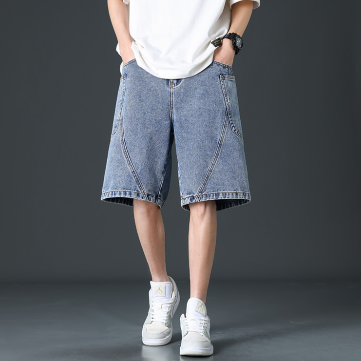 Comfortable Loose Fit Jean Shorts