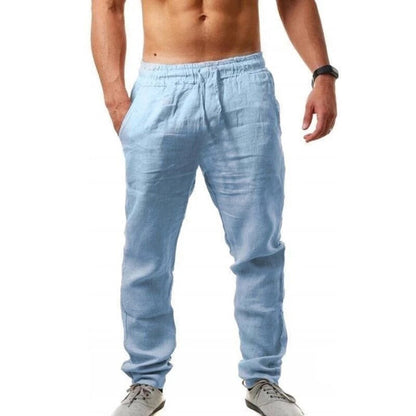 Comfortable Beige Summer Pants for Men