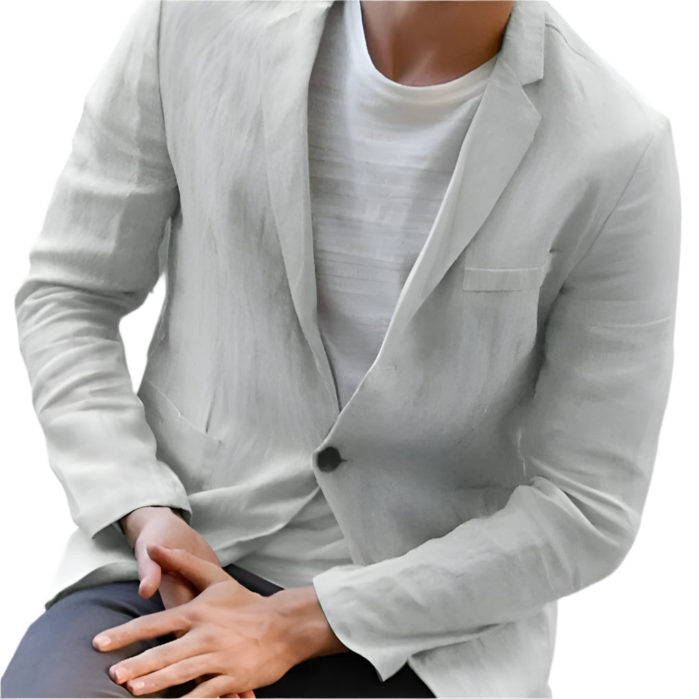 Classic Lightweight Mens Linen Jacket