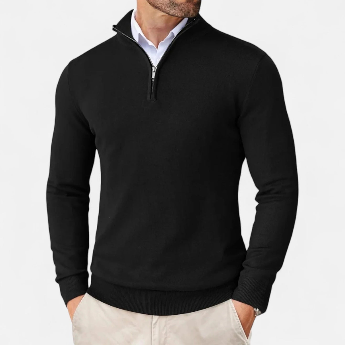 Comfy Classic Crew Neck Cotton Sweater - Luxicro