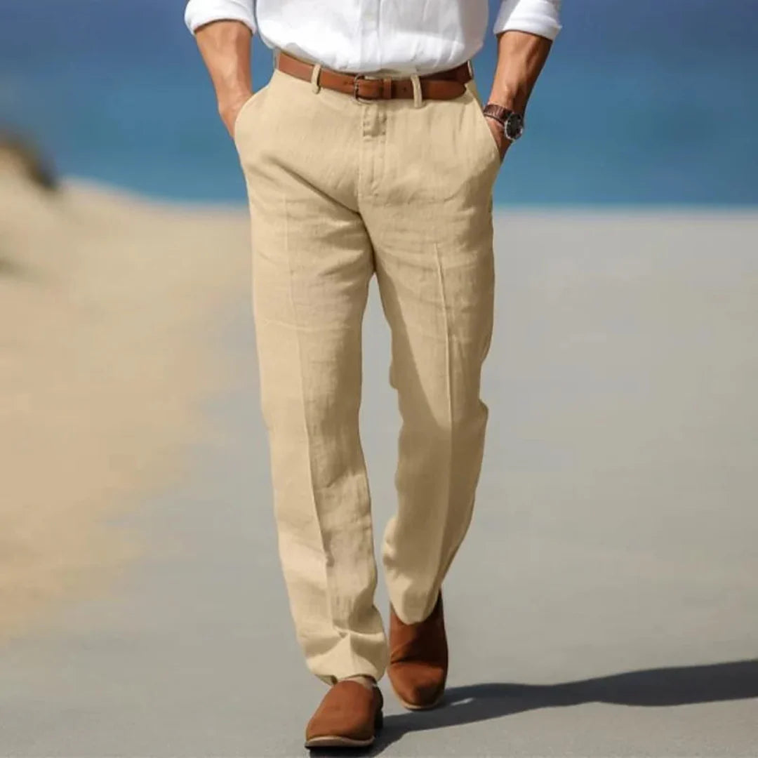 Lightweight Summer Linen Trousers
