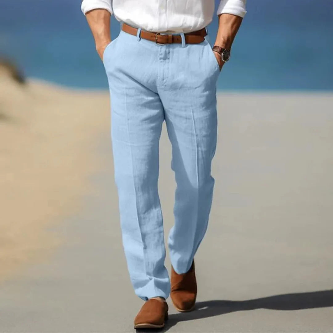 Lightweight Summer Linen Trousers