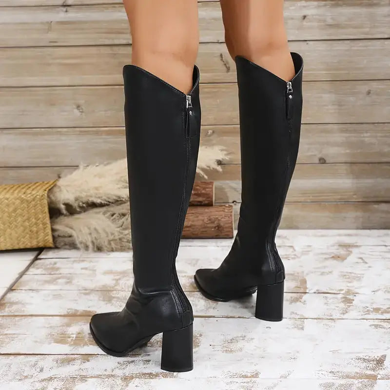 Stylish Women's High Heel Boots - Comfortable & Chic
