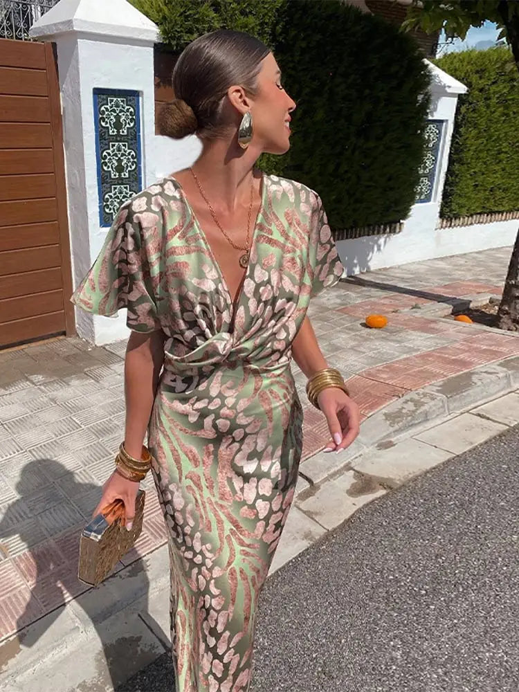 Classic Chic Women's Wrap Dress
