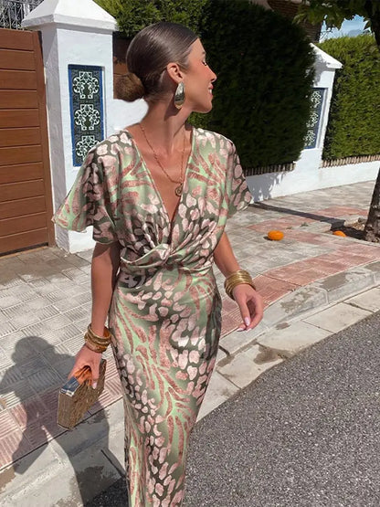 Classic Chic Women's Wrap Dress