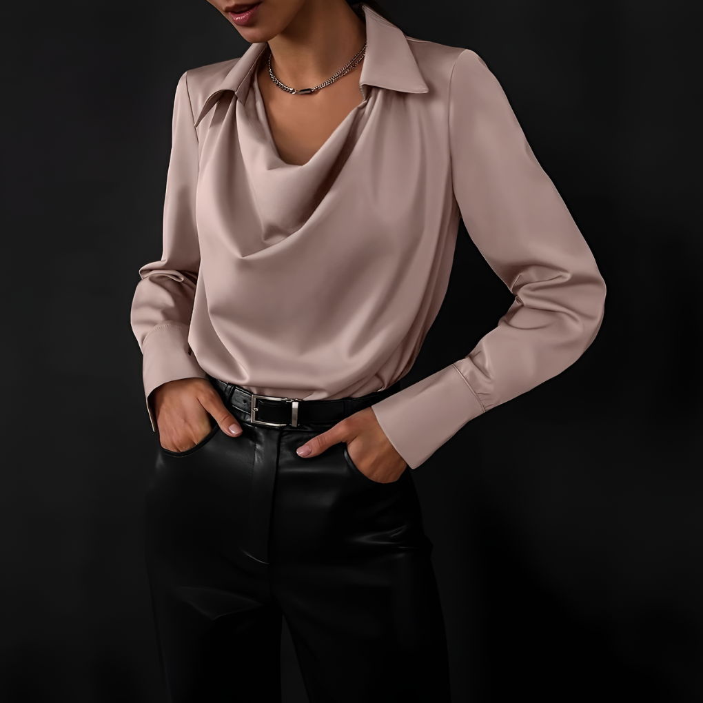 Beautiful Women's Silk Top - Chic and Sophisticated - Vossary