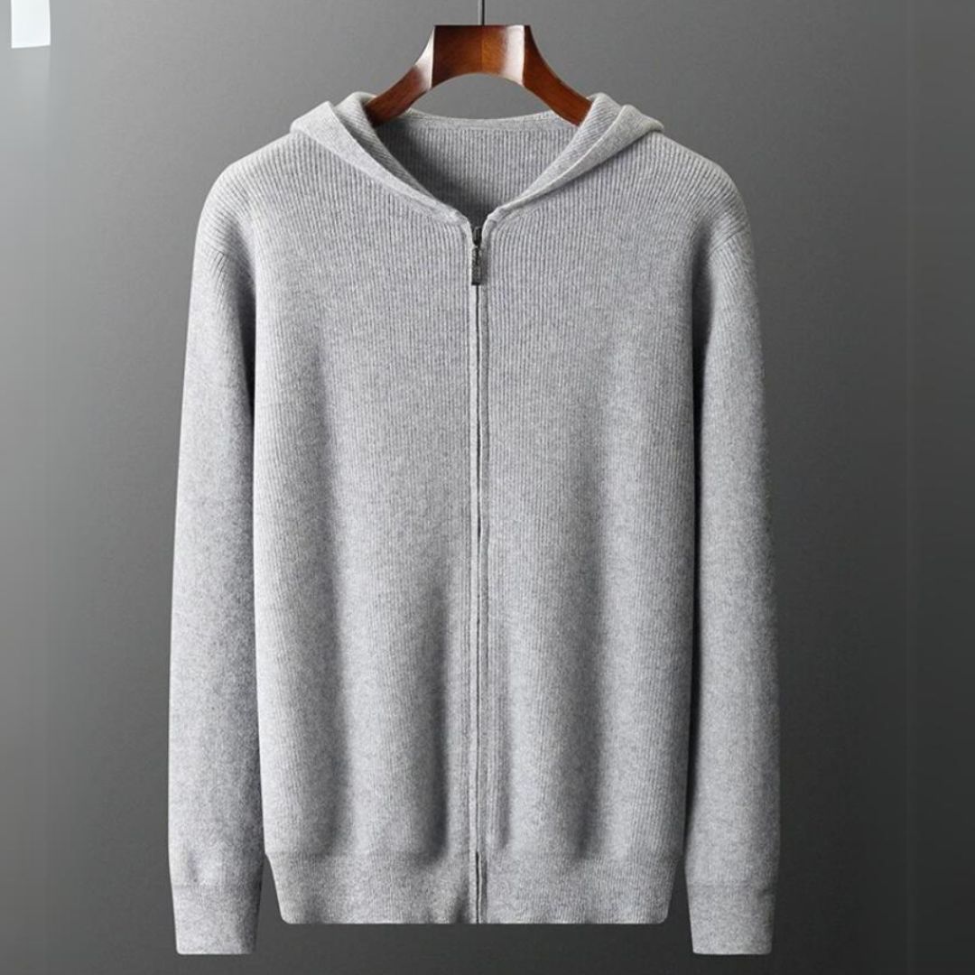 Soft Cashmere Knit Hooded Sweater - EasyApparels