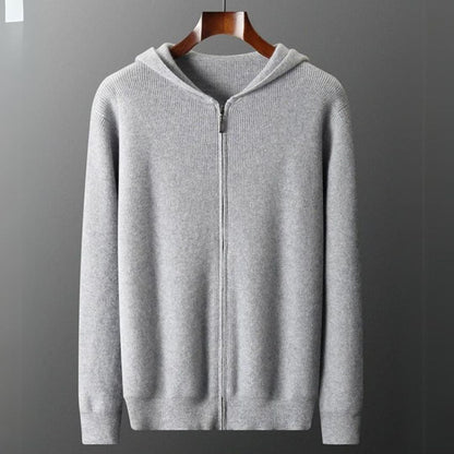 Soft Cashmere Knit Hooded Sweater - EasyApparels