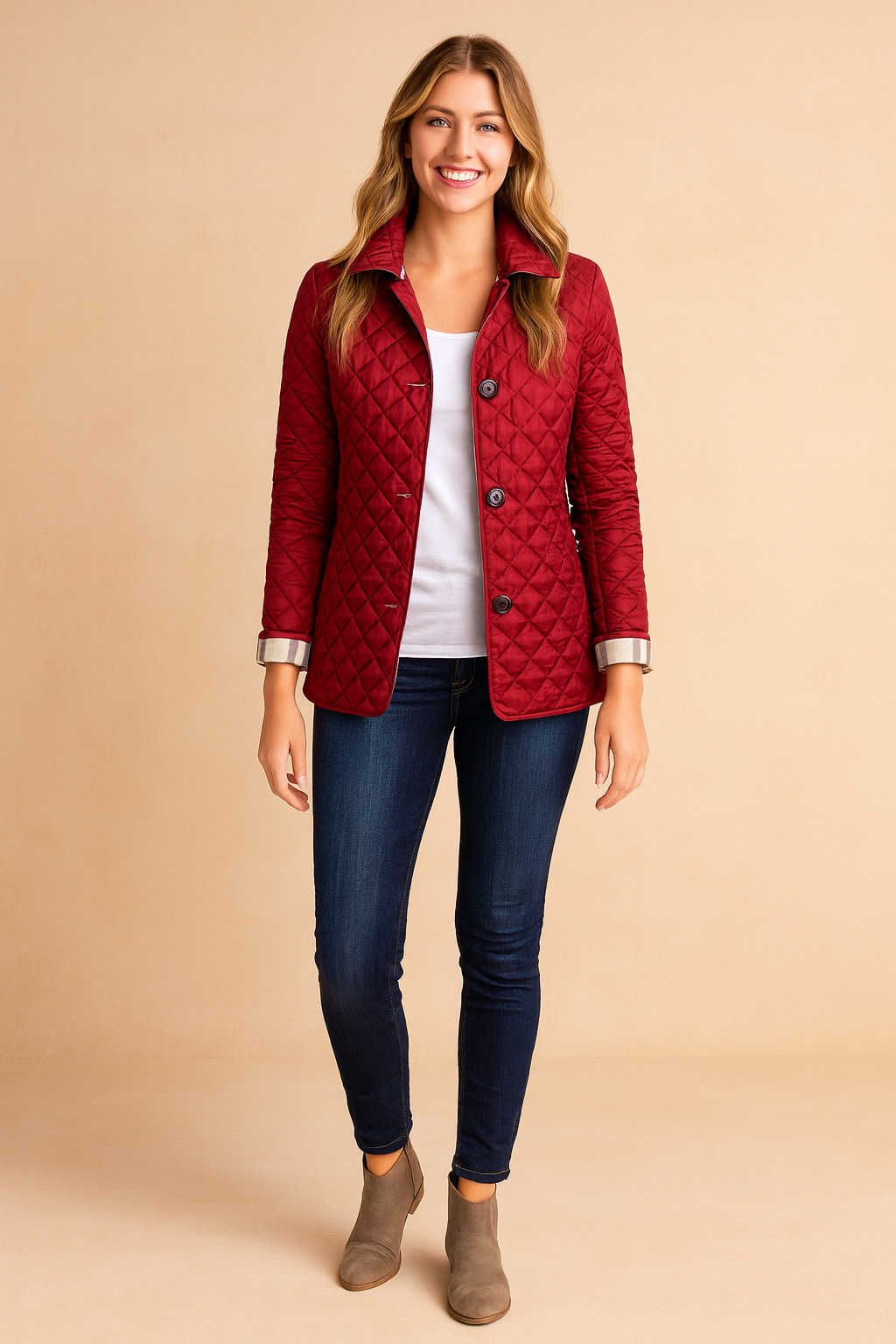 Elisara | Ladies' Warm Parka with Slim Fit - Luxicro