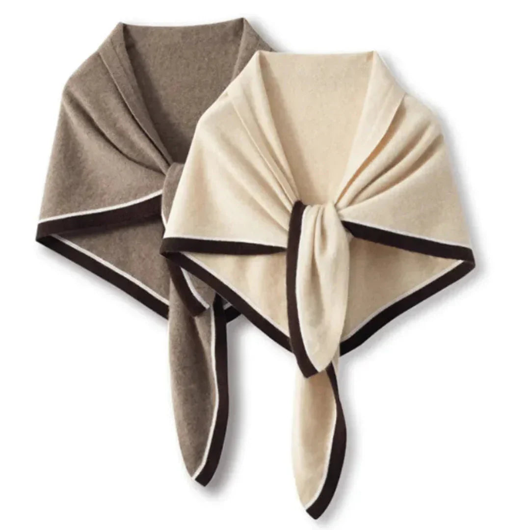 Cozy Lightweight Triangle Scarf - Warm Cashmere Accessory - Luxicro