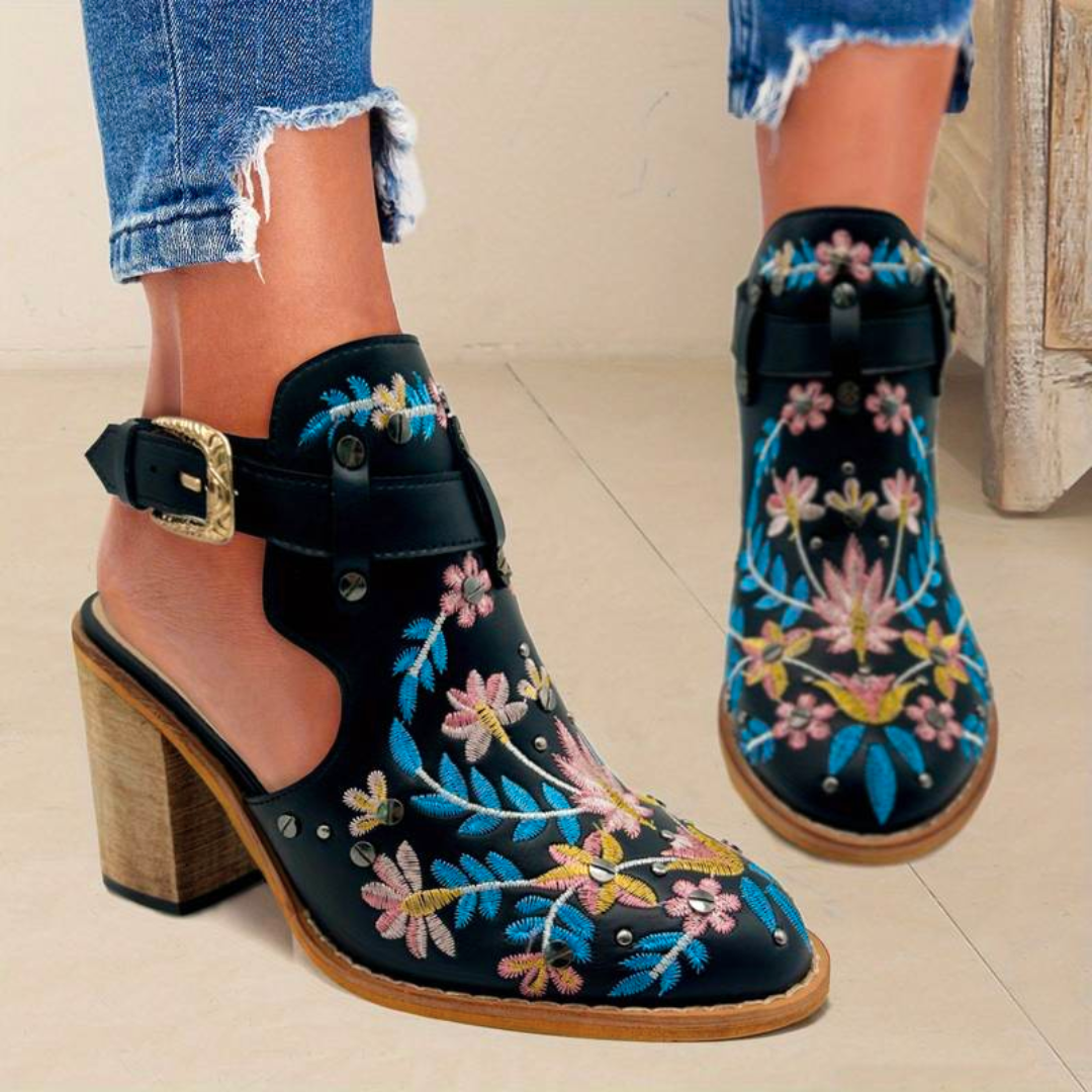 Fashionable Floral Cowboy Boots for Women