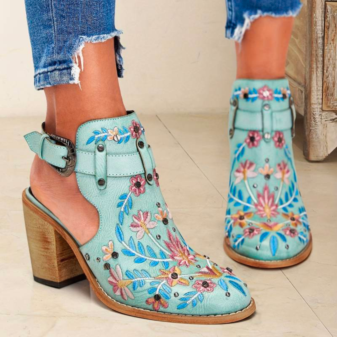 Fashionable Floral Cowboy Boots for Women - EasyApparels