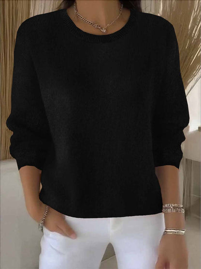 Cozy Acrylic Crew Neck Sweater