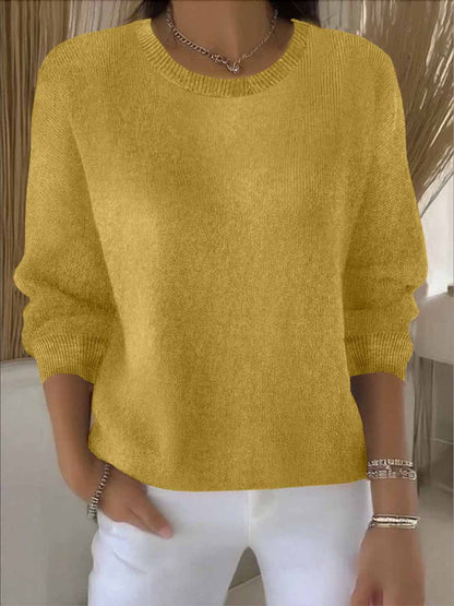 Cozy Acrylic Crew Neck Sweater