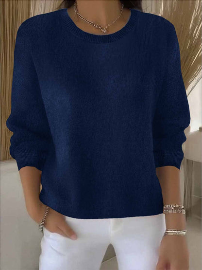 Cozy Acrylic Crew Neck Sweater