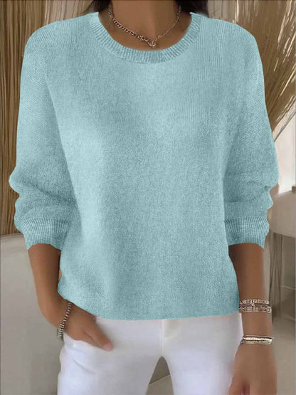 Cozy Acrylic Crew Neck Sweater