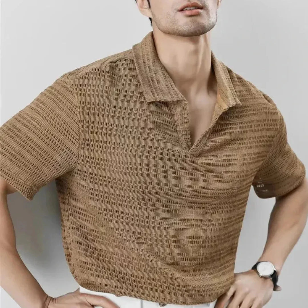 Soft Patterned Polo Shirt - EasyApparels