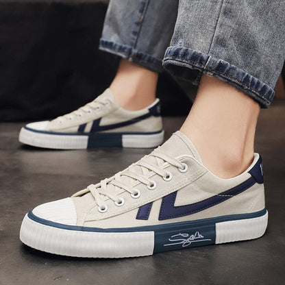 Premium Canvas Low Top Sneakers - EasyApparels