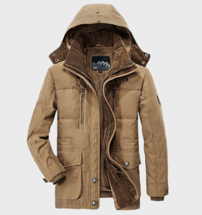 Warm Men's Insulated Winter Coat