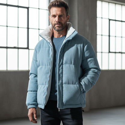 Warm Quilted Puffer Coat | Insulated Hip Length Jacket - EasyApparels