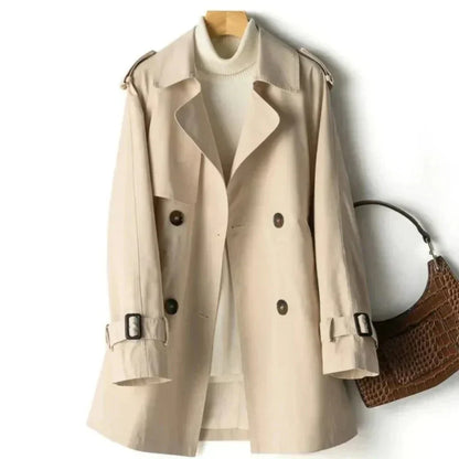 Timeless Waterproof Women's Trench Coat - Vossary