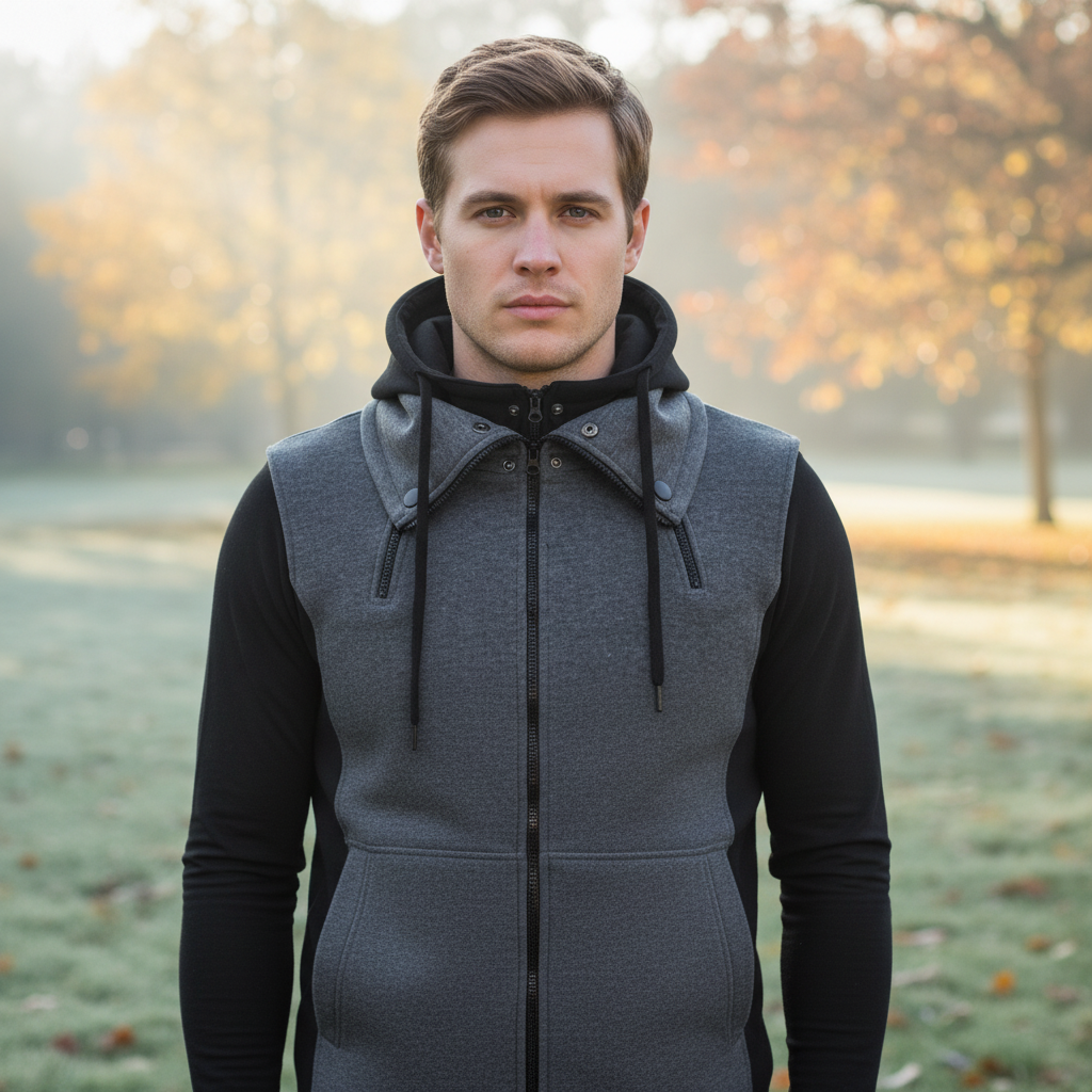 Warm Hooded Christmas Fleece Jacket - Pexav