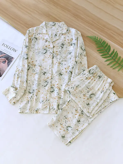 Soft Flower Women's Pajama Set