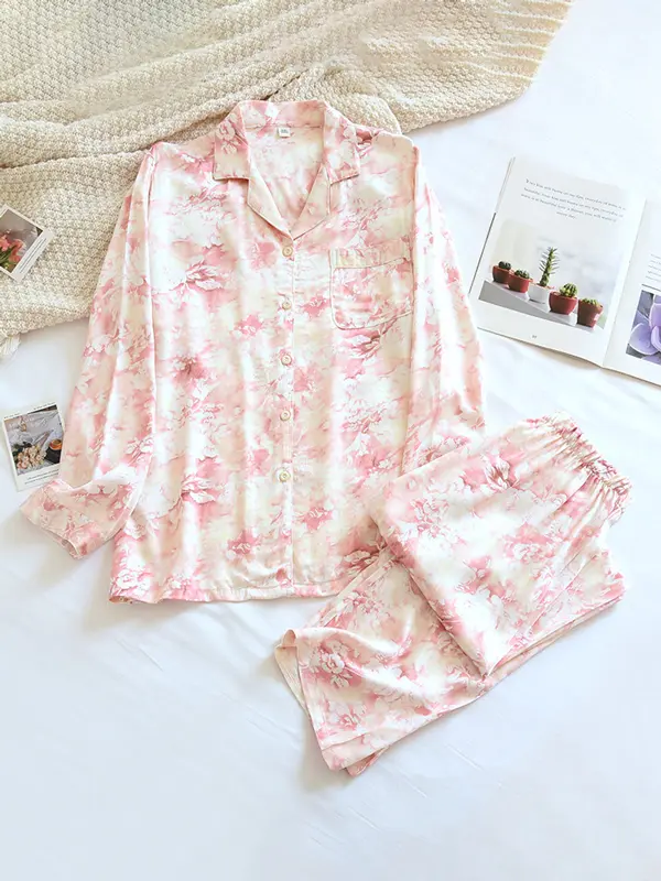 Soft Flower Women's Pajama Set