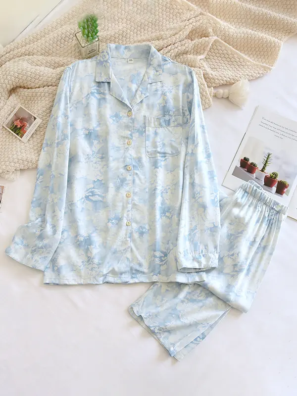 Soft Flower Women's Pajama Set