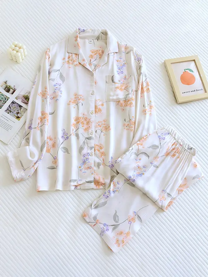 Soft Flower Women's Pajama Set
