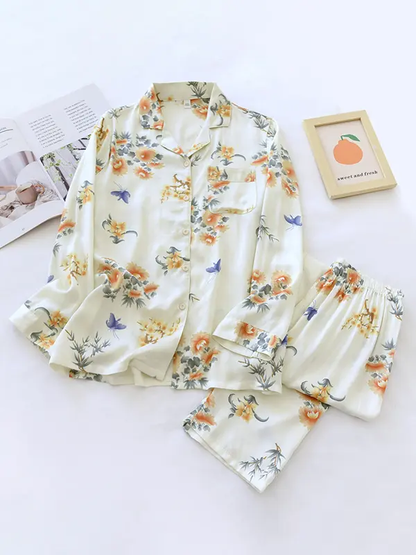 Soft Flower Women's Pajama Set