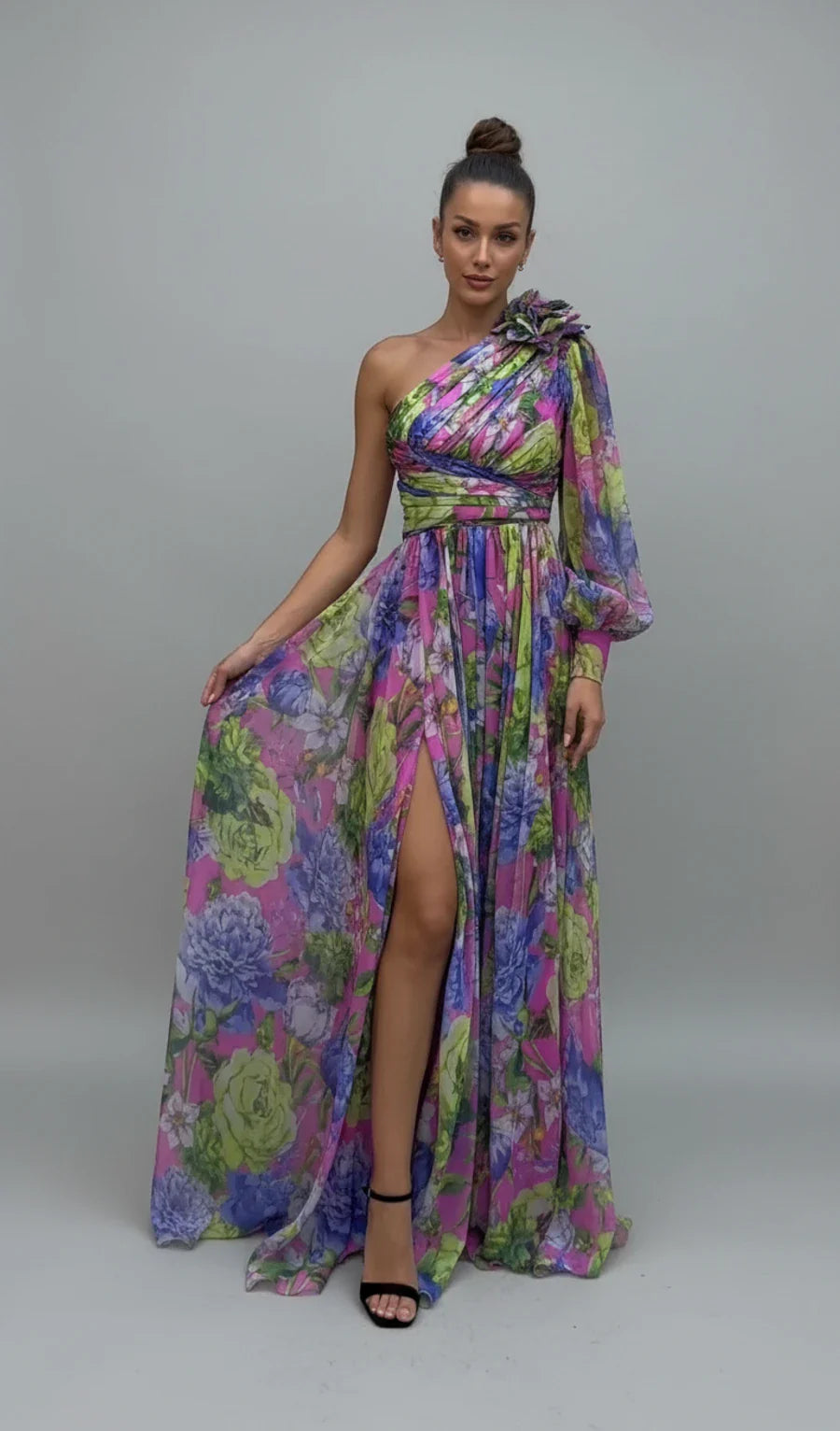 Women's Elegant Off Shoulder Long Maxi Dress - Vossary