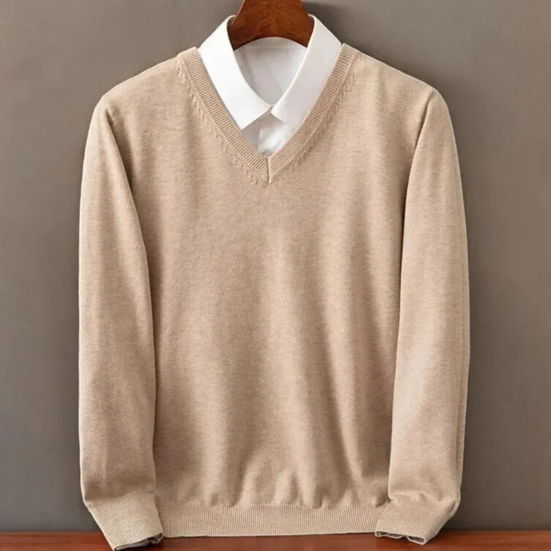 Luxurious V Neck Soft Cashmere Sweater