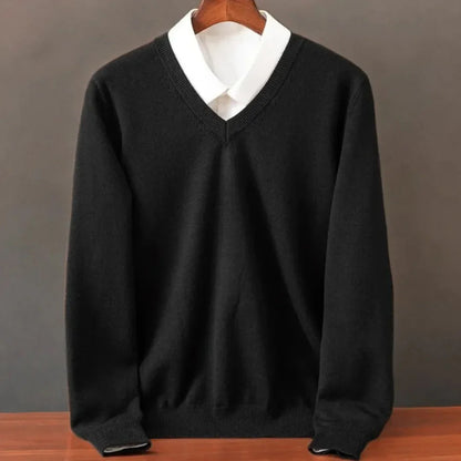 Luxurious V Neck Soft Cashmere Sweater