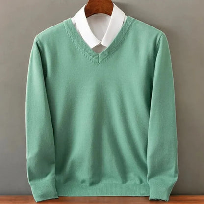 Luxurious V Neck Soft Cashmere Sweater