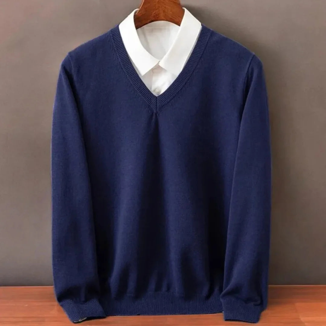 Luxurious V Neck Soft Cashmere Sweater