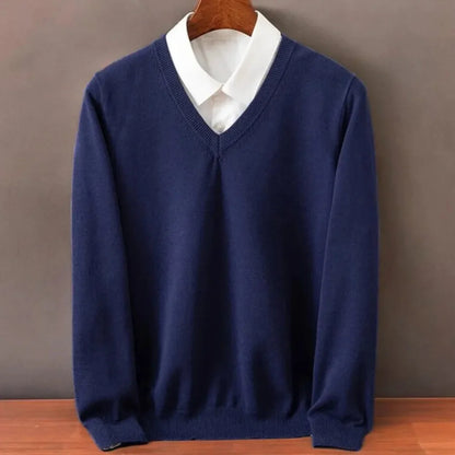 Luxurious V Neck Soft Cashmere Sweater