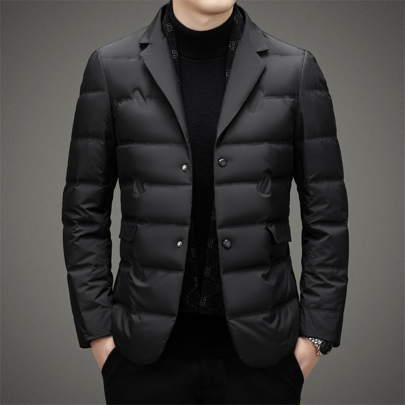 Warm Insulated Mens Down Parka Coat - EasyApparels