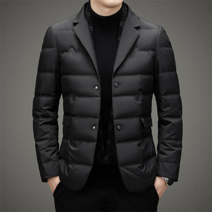 Warm Insulated Mens Down Parka Coat - EasyApparels