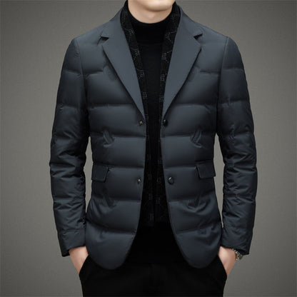 Warm Insulated Mens Down Parka Coat