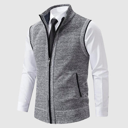 Men's Slim Fit Zip Vest
