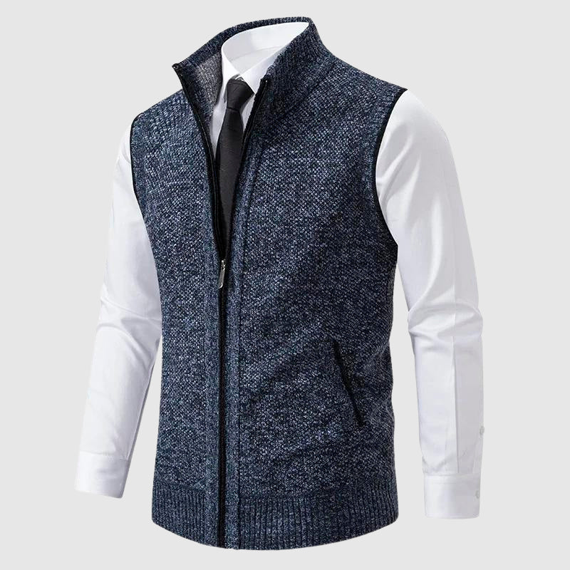 Men's Slim Fit Zip Vest