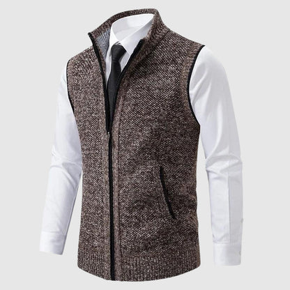 Men's Slim Fit Zip Vest