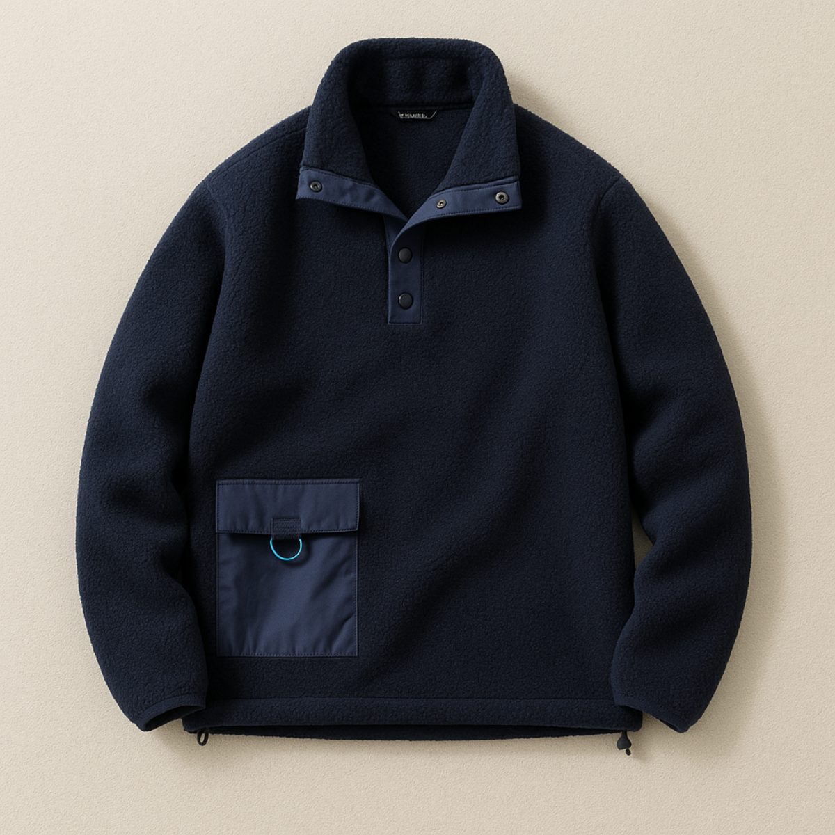 Warm Fleece Crew Neck Sweater