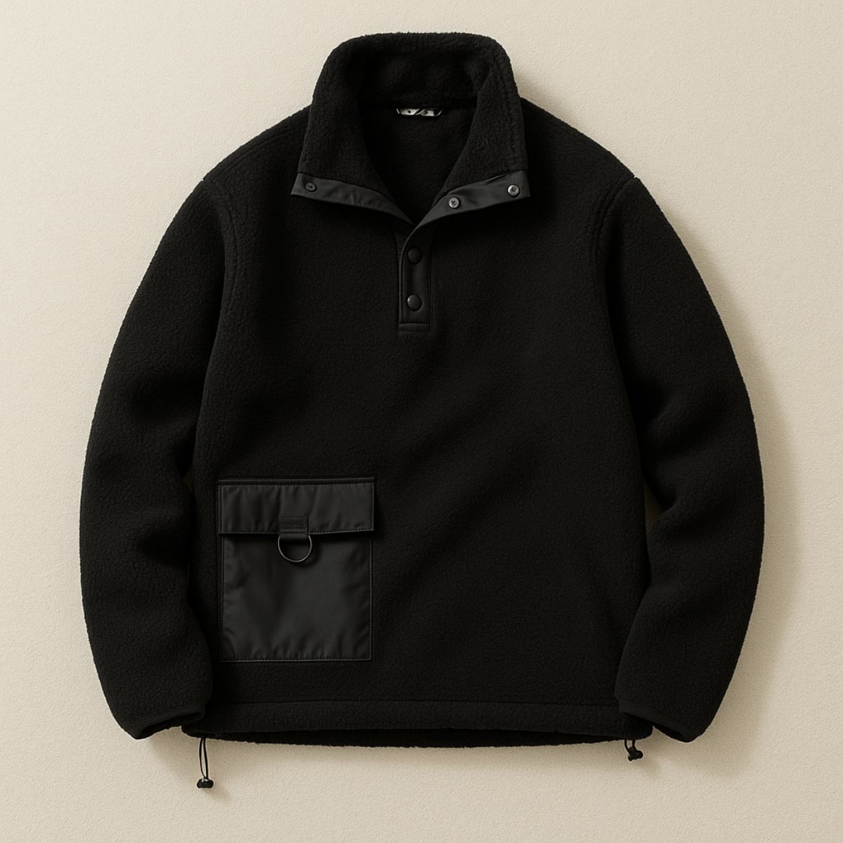 Warm Fleece Crew Neck Sweater