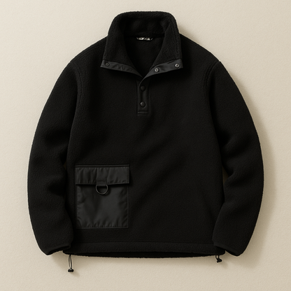 Warm Fleece Crew Neck Sweater