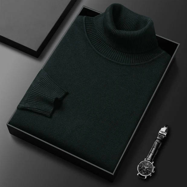 Classic Men's Crew Neck Wool Sweater
