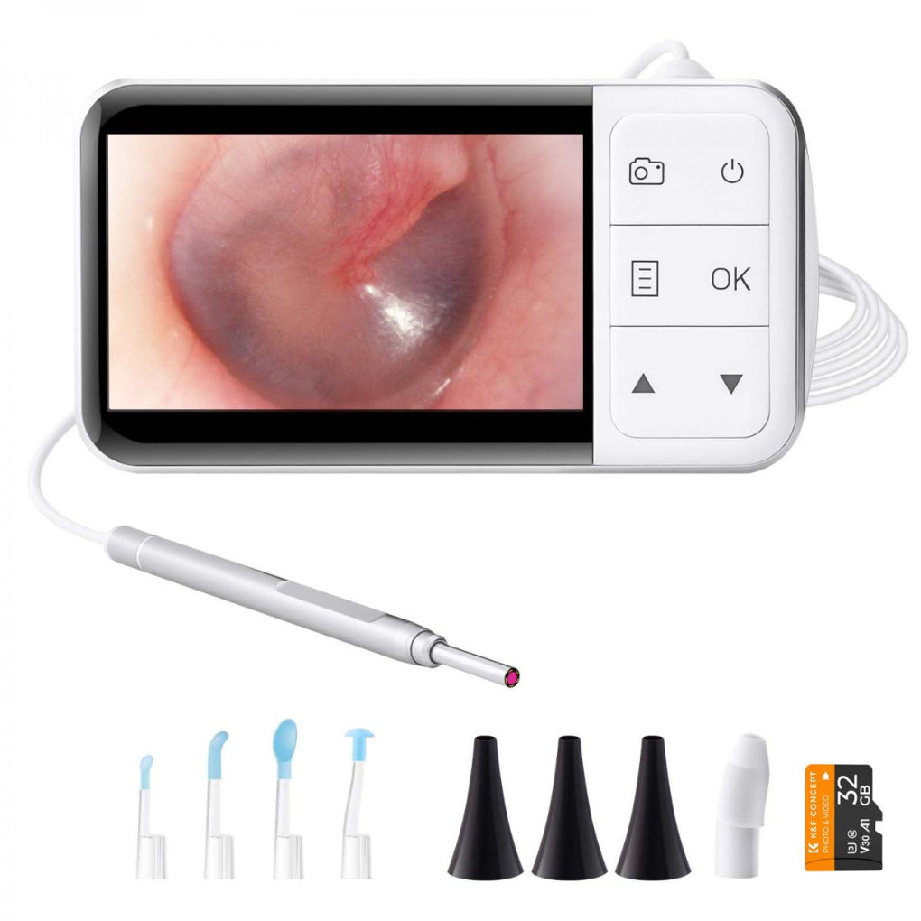 Portable Ear Scope with Large 4.5 Inch Display - Vossary