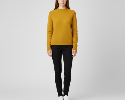Soft Women's Cashmere Crew Neck Sweater